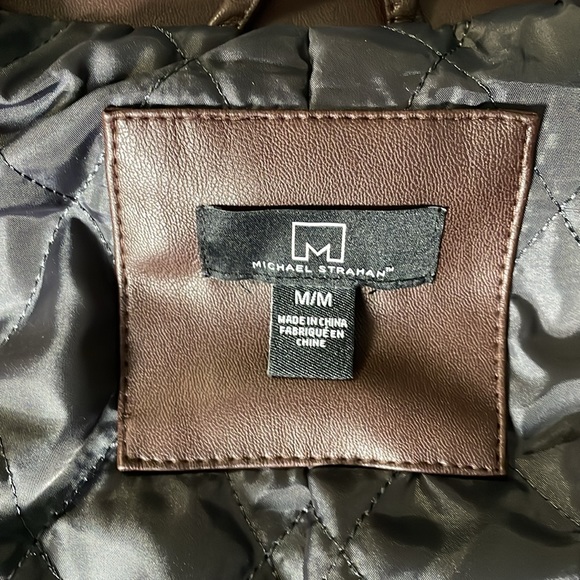 Michael Strahan spring/fall jacket.  Medium, slim fit, waterproof PU fabric - Picture 5 of 6